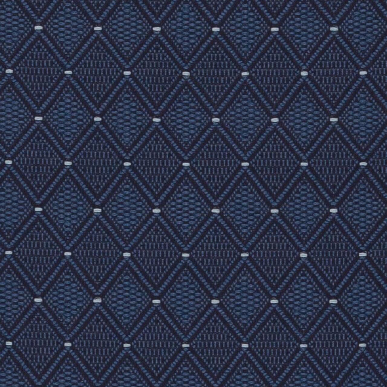 Baltic - Blue Diamonds,Small Scale Upholstery Fabric 54 Inches"